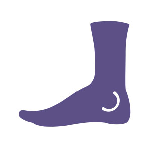 icon of a foot